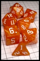Dice : Dice - Dice Sets - Allrich Orange with White Numerals - Temu Mar 2024